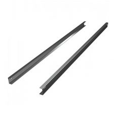 Pair of C Stainless Steel Guides For CHTF Fridge Counters 60 Cm Depth